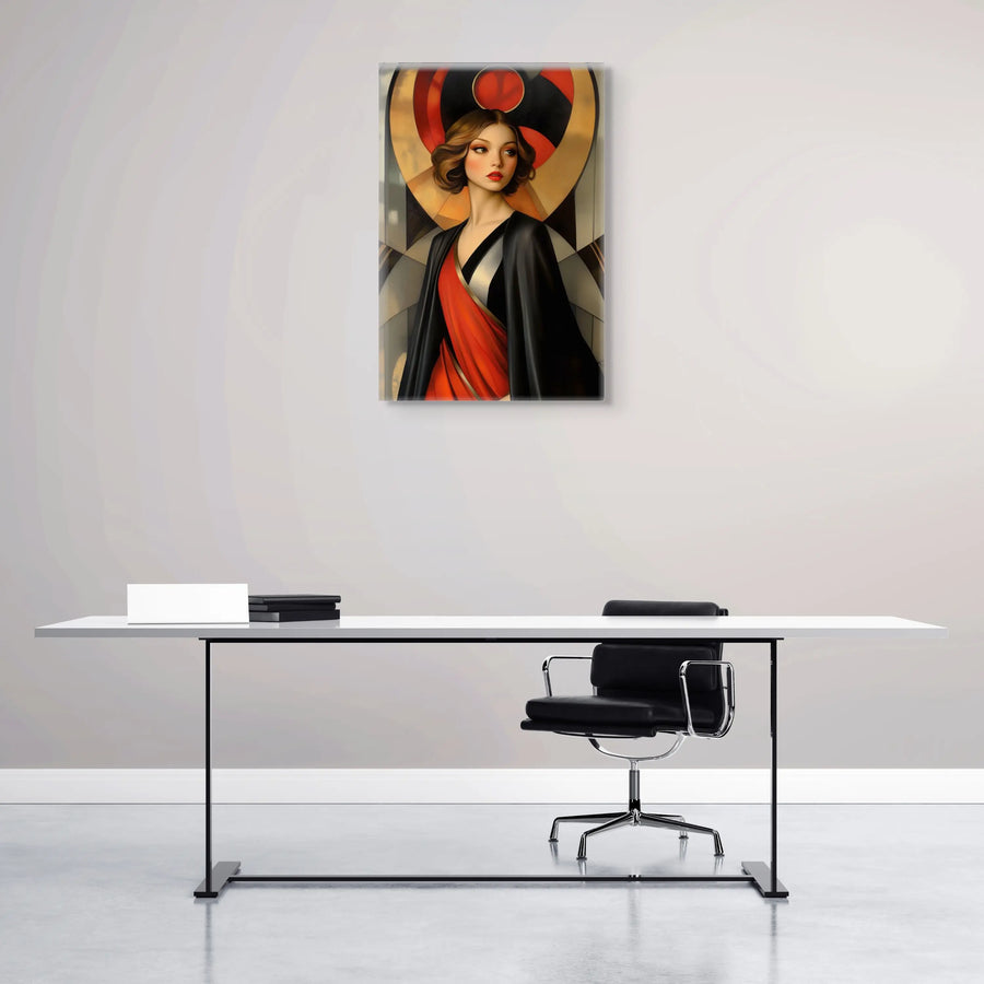 Tableau Art Deco - Femme Fatale