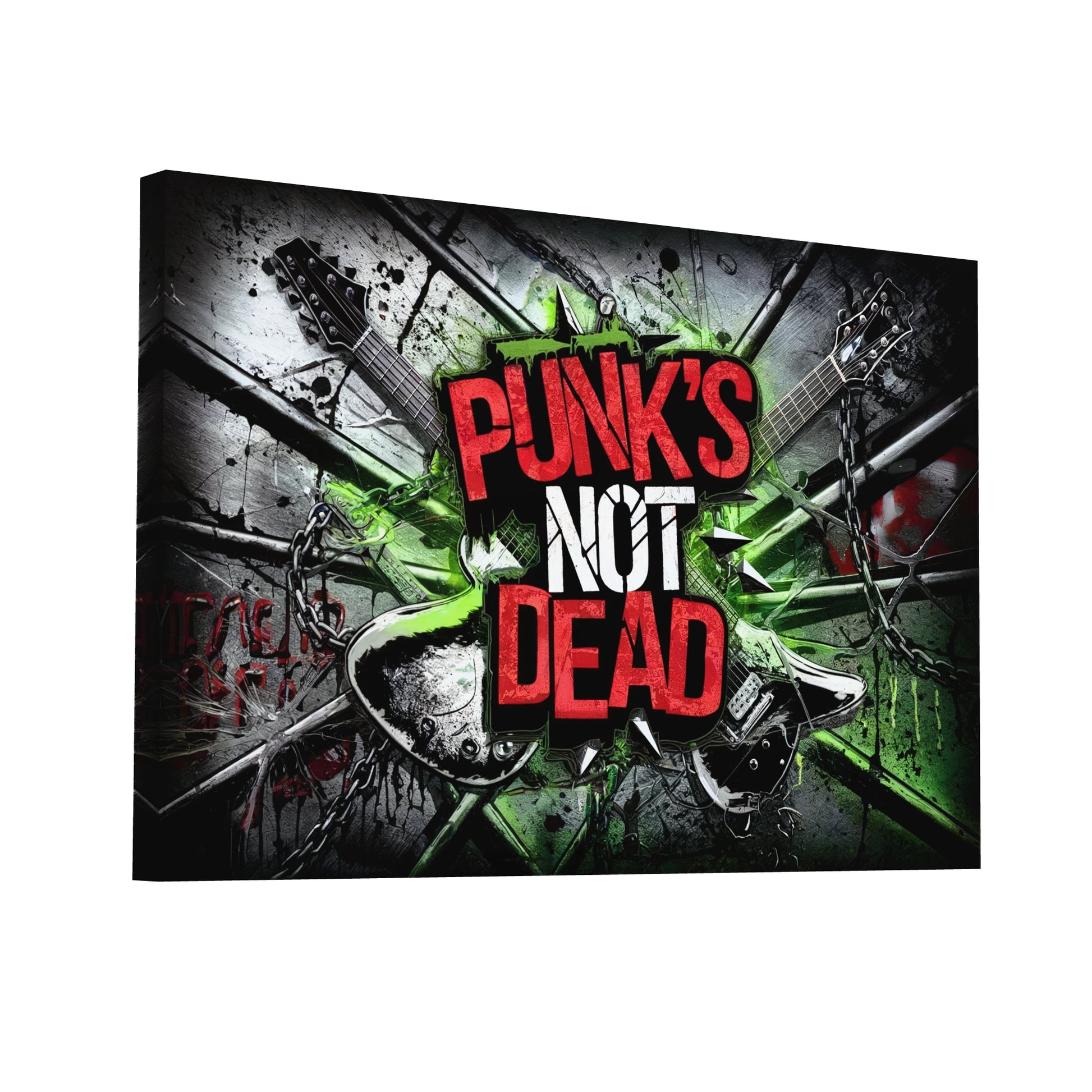 Product Hero 3D WebP Tableau Art Punk - Graffiti Punk's Not Dead - Art Virtuoso