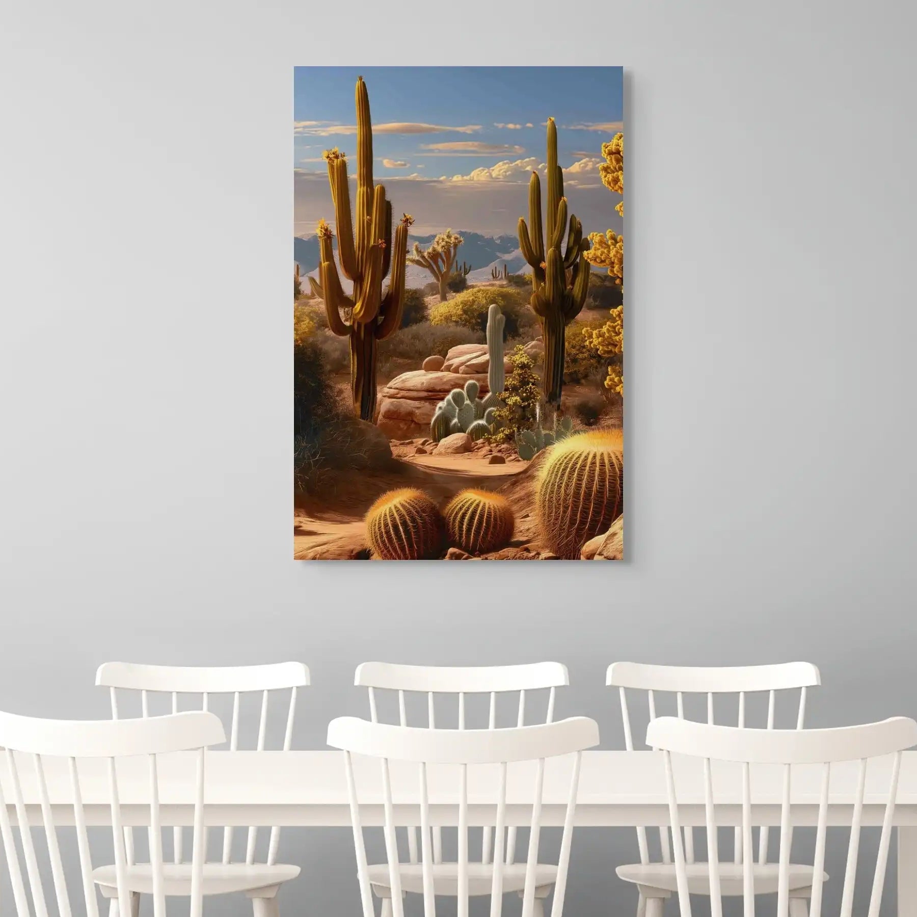 Tableau Avec Cactus - Désert de Sonora Affiches, reproductions et œuvres graphiques Art Virtuoso