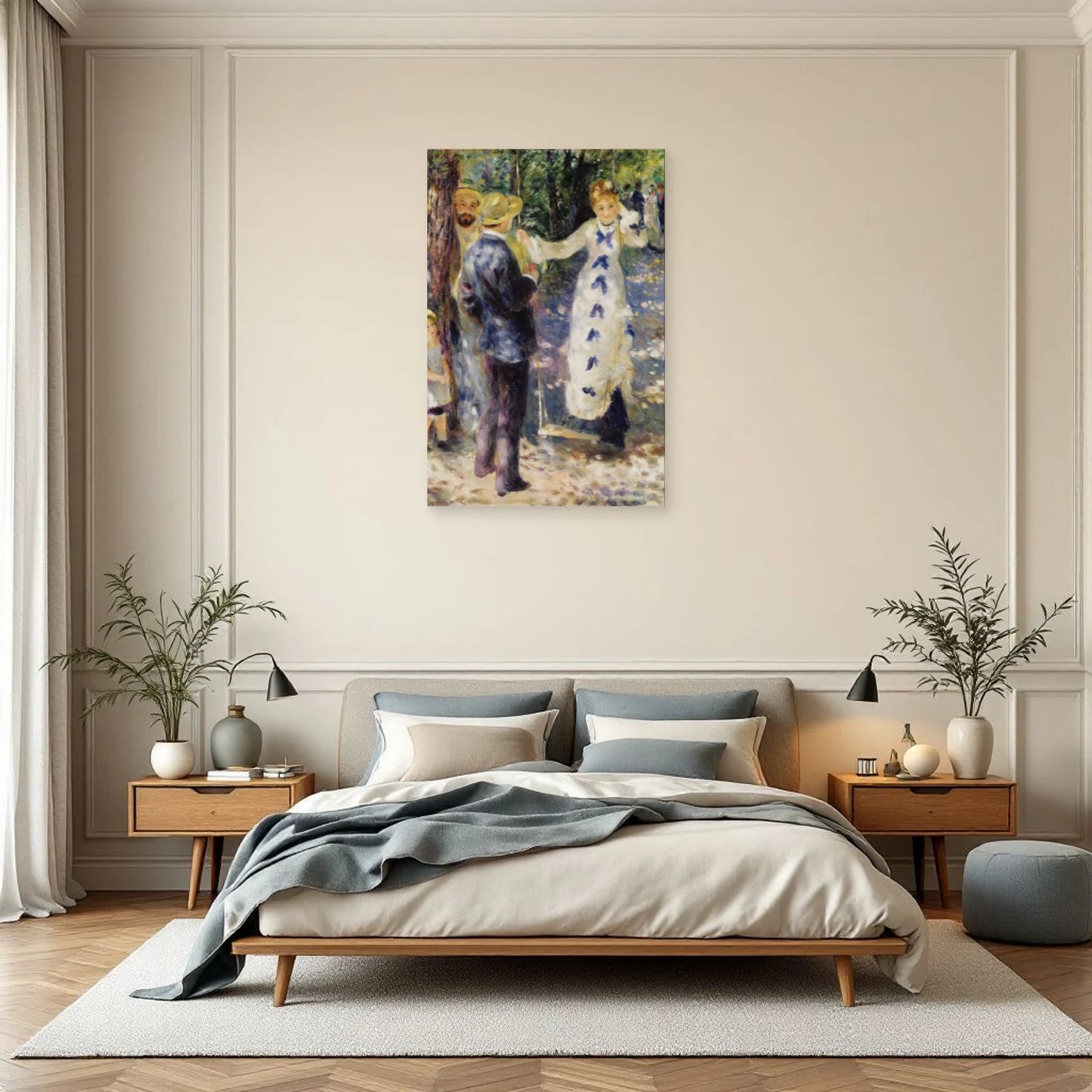 Tableau La Balançoire – Pierre-Auguste Renoir dans une chambre - Art Virtuoso