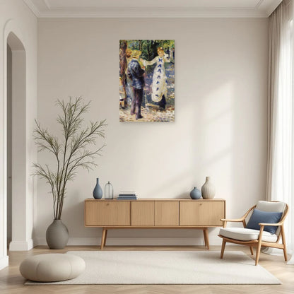 Tableau La Balançoire – Pierre-Auguste Renoir dans une entrée ou un couloir - Art Virtuoso