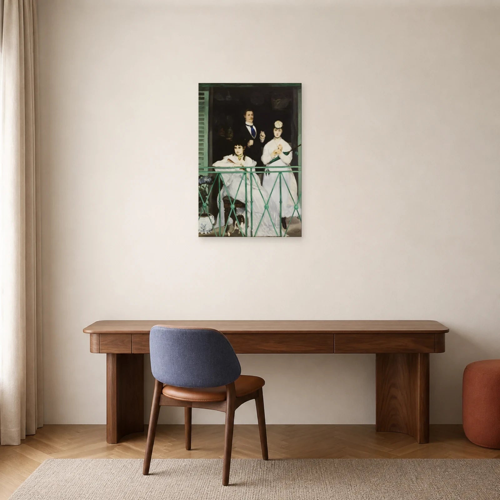 Tableau Le Balcon – Édouard Manet dans un bureau - Art Virtuoso