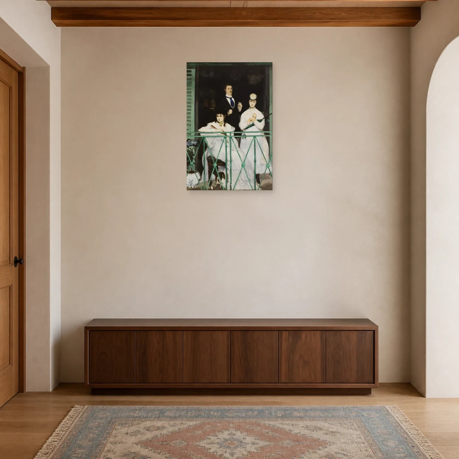 Tableau Le Balcon – Édouard Manet dans une entrée ou un couloir - Art Virtuoso