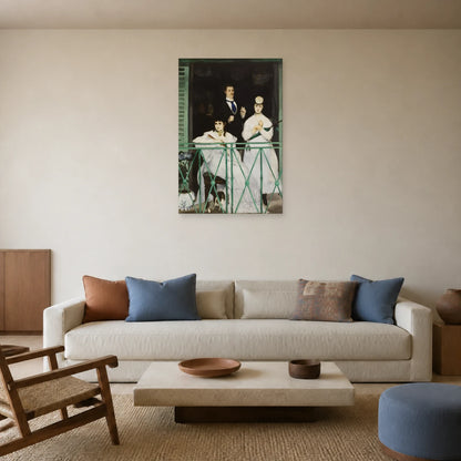 Tableau Le Balcon – Édouard Manet dans un salon - Art Virtuoso