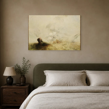 Tableau Baleiniers – William Turner dans une chambre - Art Virtuoso