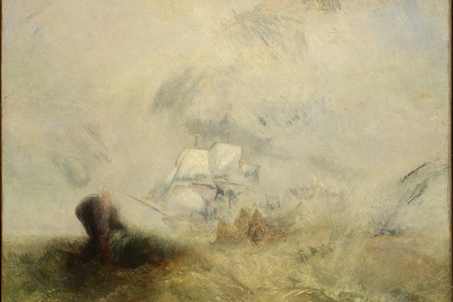 Baleiniers de William Turner – reproduction sur toile – format S