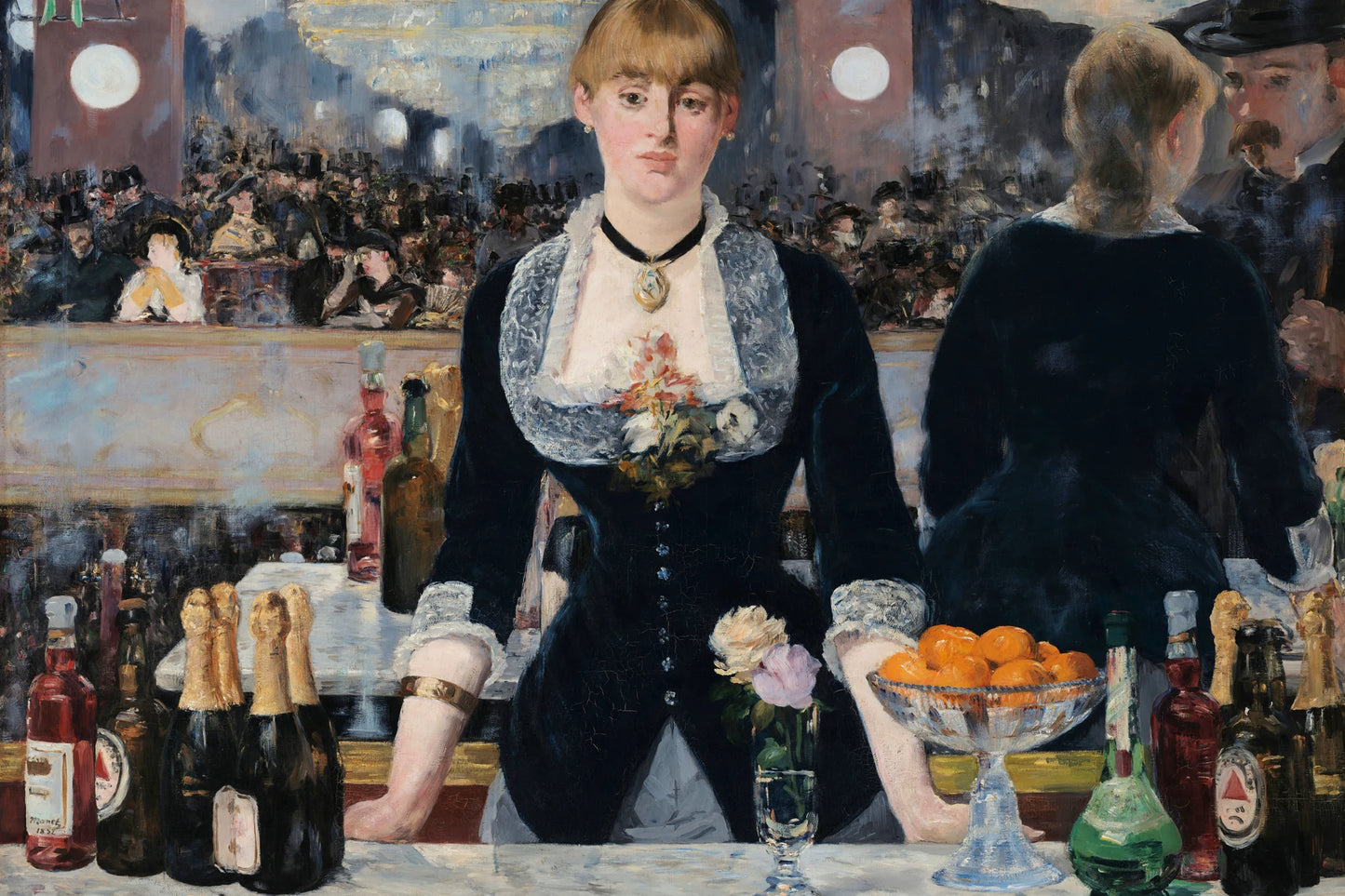 Tableau Un bar aux Folies-Bergère – Édouard Manet - impression sur toile, format L