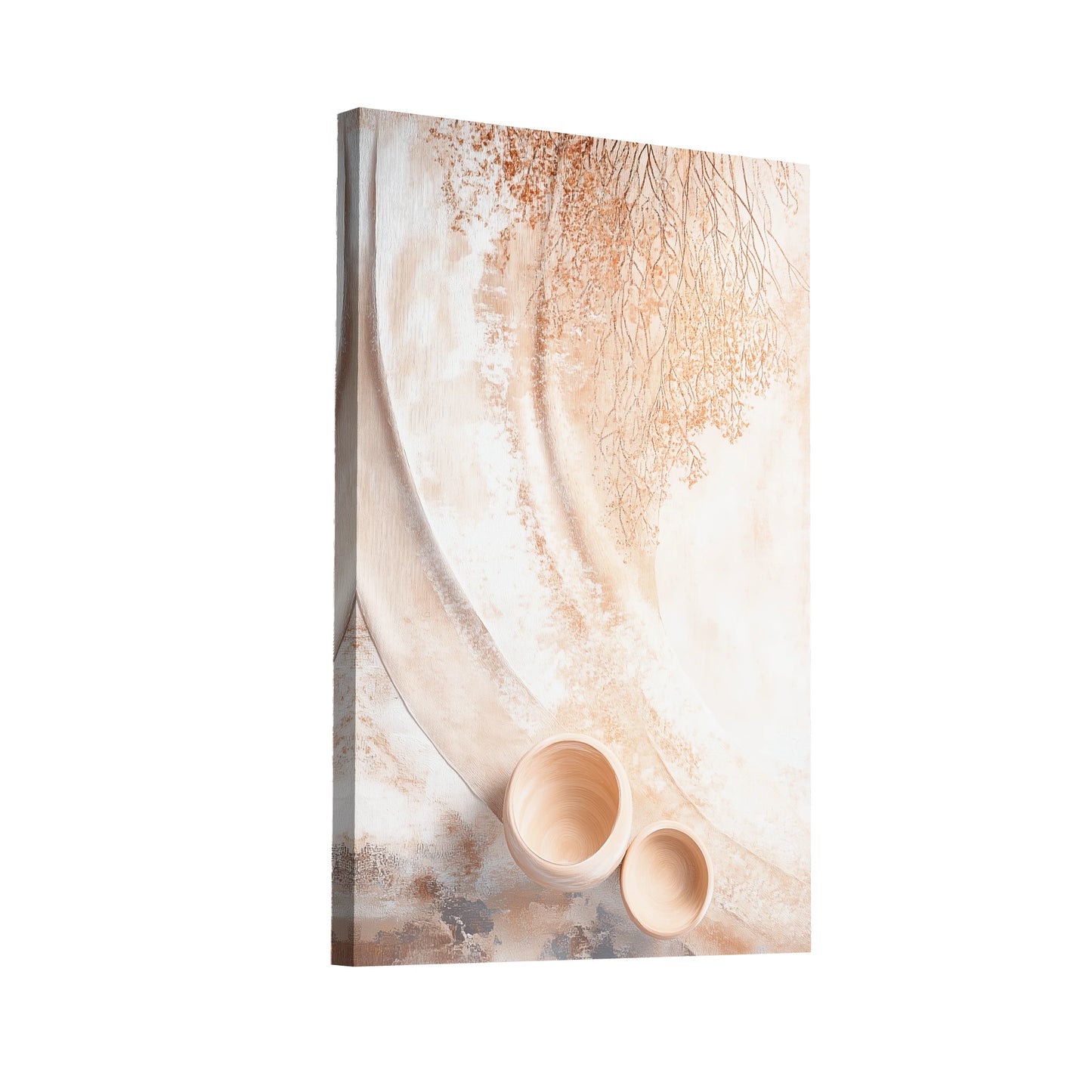 Product Hero 3D WebP Tableau Beige Chambre - Douceur Orientale - Art Virtuoso