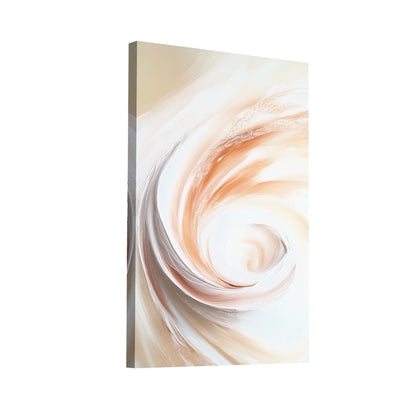 Product Hero 3D WebP Tableau Beige Crème - Spirale Céleste - Art Virtuoso