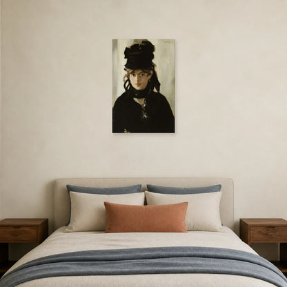 Tableau Berthe Morisot au bouquet de violettes – Édouard Manet dans une chambre - Art Virtuoso