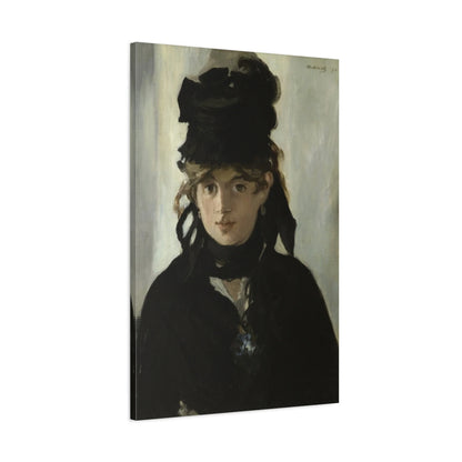 Tableau Berthe Morisot au bouquet de violettes – Édouard Manet - toile 3D avec bords imprimés - Art Virtuoso