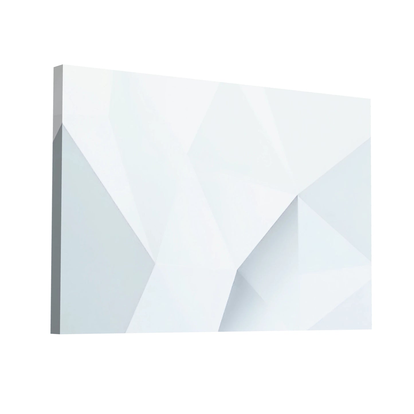 Product Hero 3D WebP Tableau Blanc et Gris Moderne - Art Virtuoso