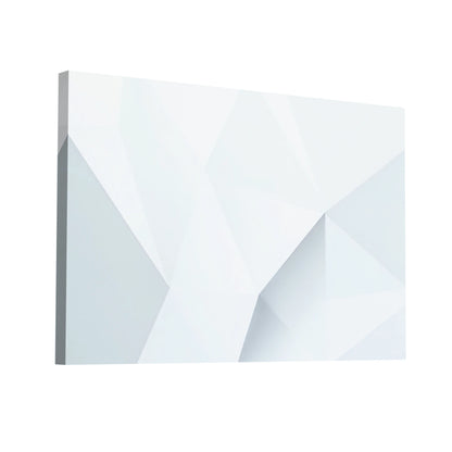 Product Hero 3D WebP Tableau Blanc et Gris Moderne - Art Virtuoso