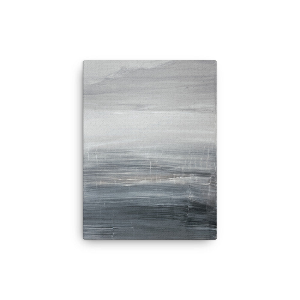 Tableau Blanc Gris Abstrait - Virtuoso  Art Virtuoso S  