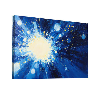Product Hero 3D WebP Tableau Bleu Roi - Supernova - Art Virtuoso