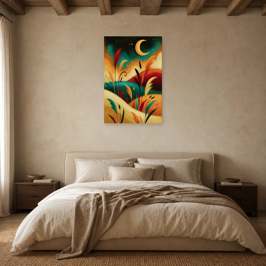 Tableau Bohème Chambre Cocooning dans une chambre - Art Virtuoso