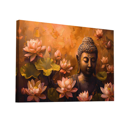Product Hero 3D WebP Tableau Bouddha Zen Pour Chambre - Art Virtuoso