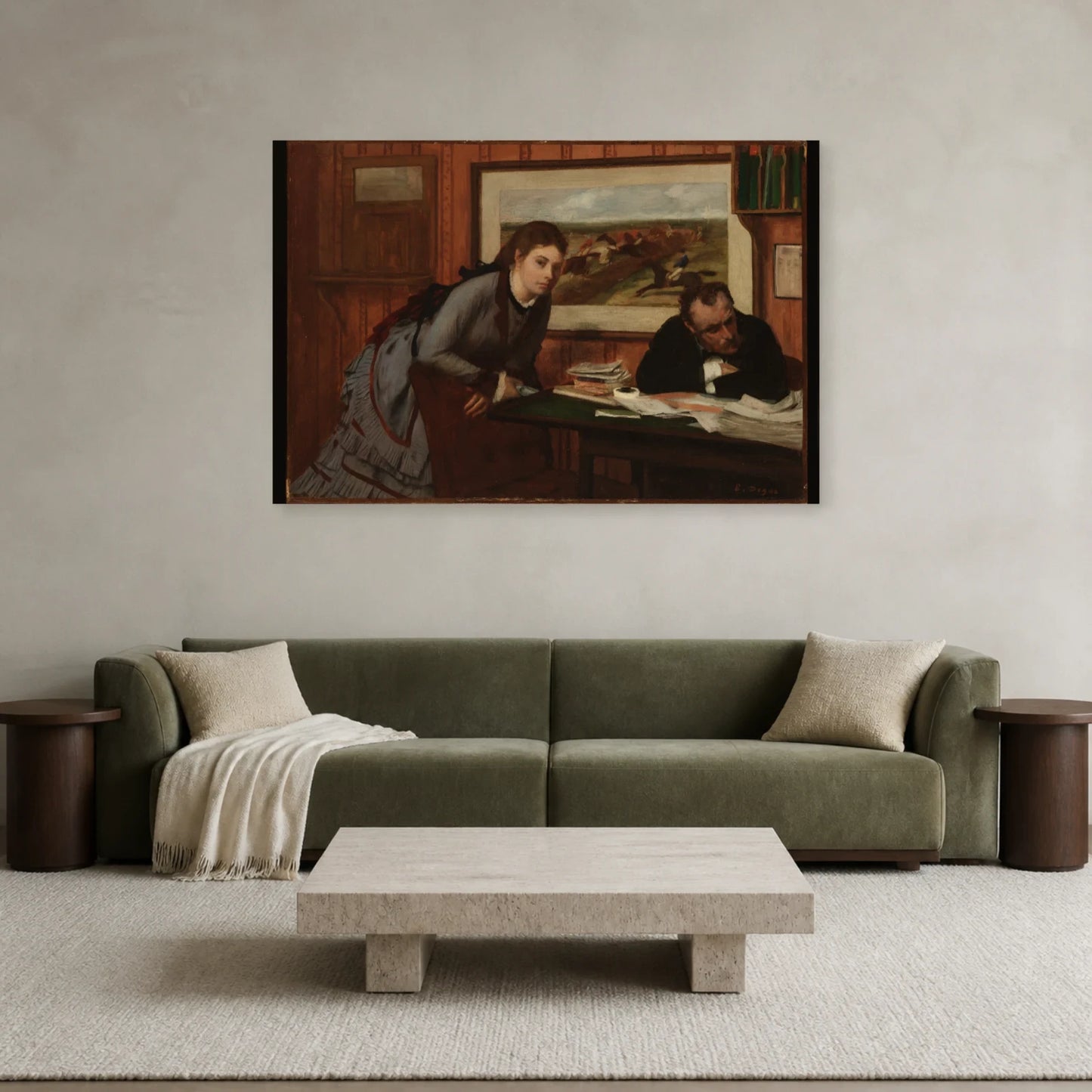 Tableau Bouderie – Edgar Degas dans un salon - Art Virtuoso