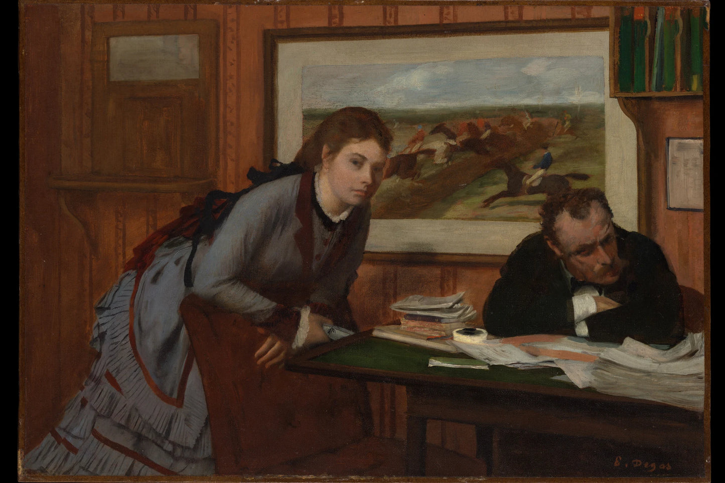 Tableau Bouderie – Edgar Degas - impression sur toile, format S