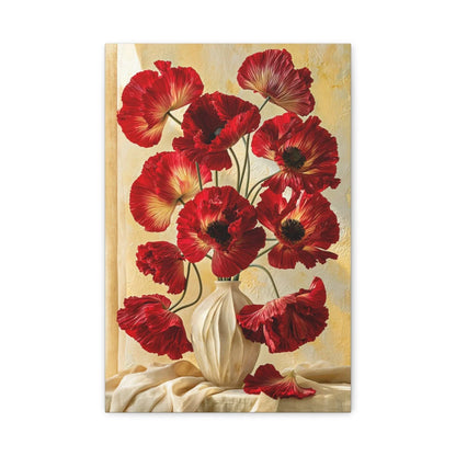 Tableau Bouquet de Coquelicots - Nature Morte Hollandaise