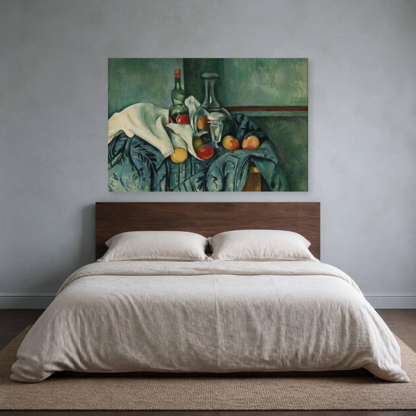 Tableau La Bouteille de menthe poivrée – Paul Cézanne dans une chambre - Art Virtuoso