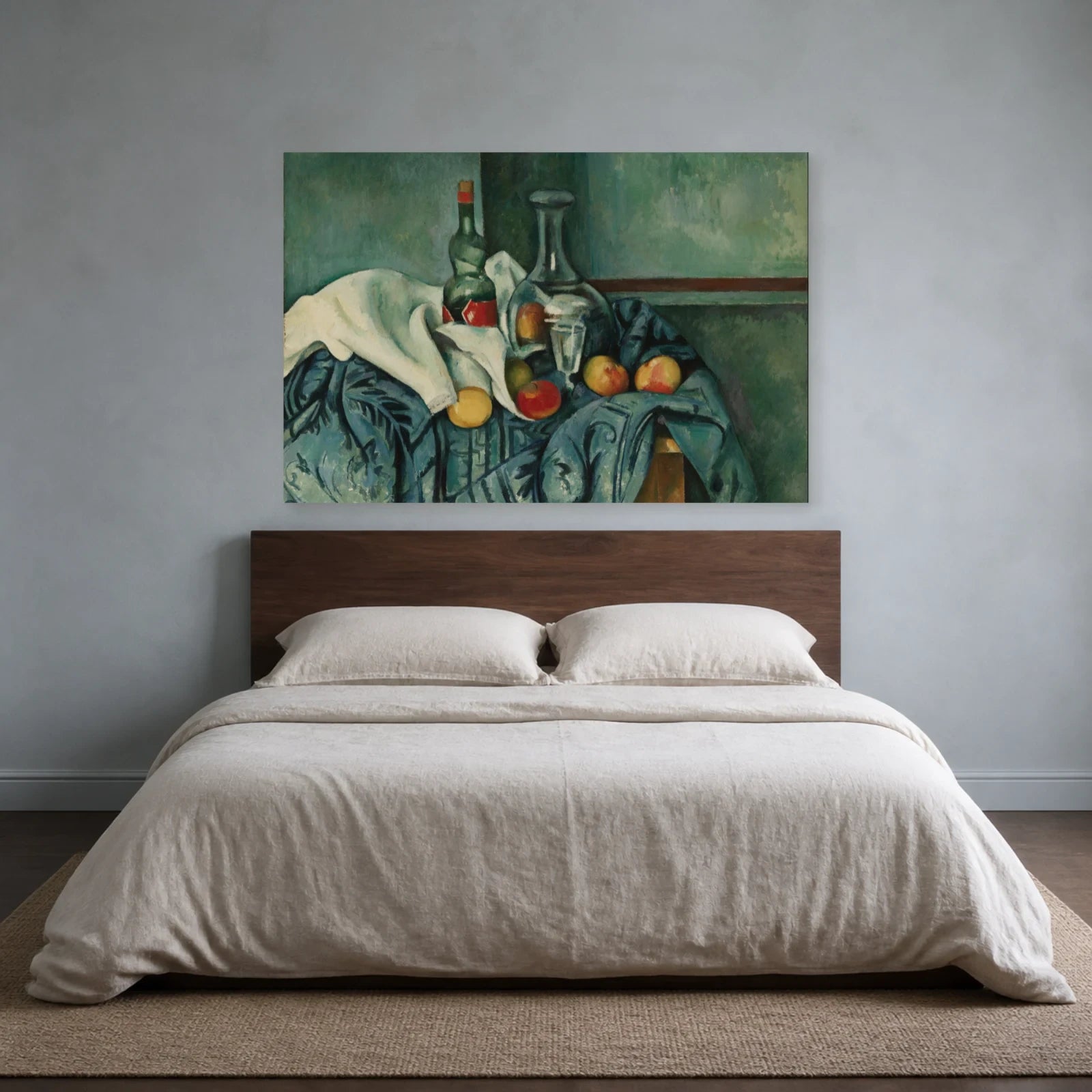 Tableau La Bouteille de menthe poivrée – Paul Cézanne dans une chambre - Art Virtuoso