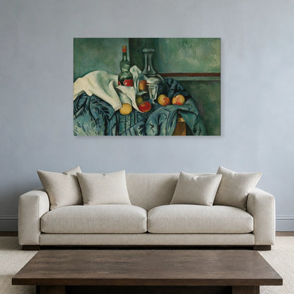 Tableau La Bouteille de menthe poivrée – Paul Cézanne dans un salon - Art Virtuoso