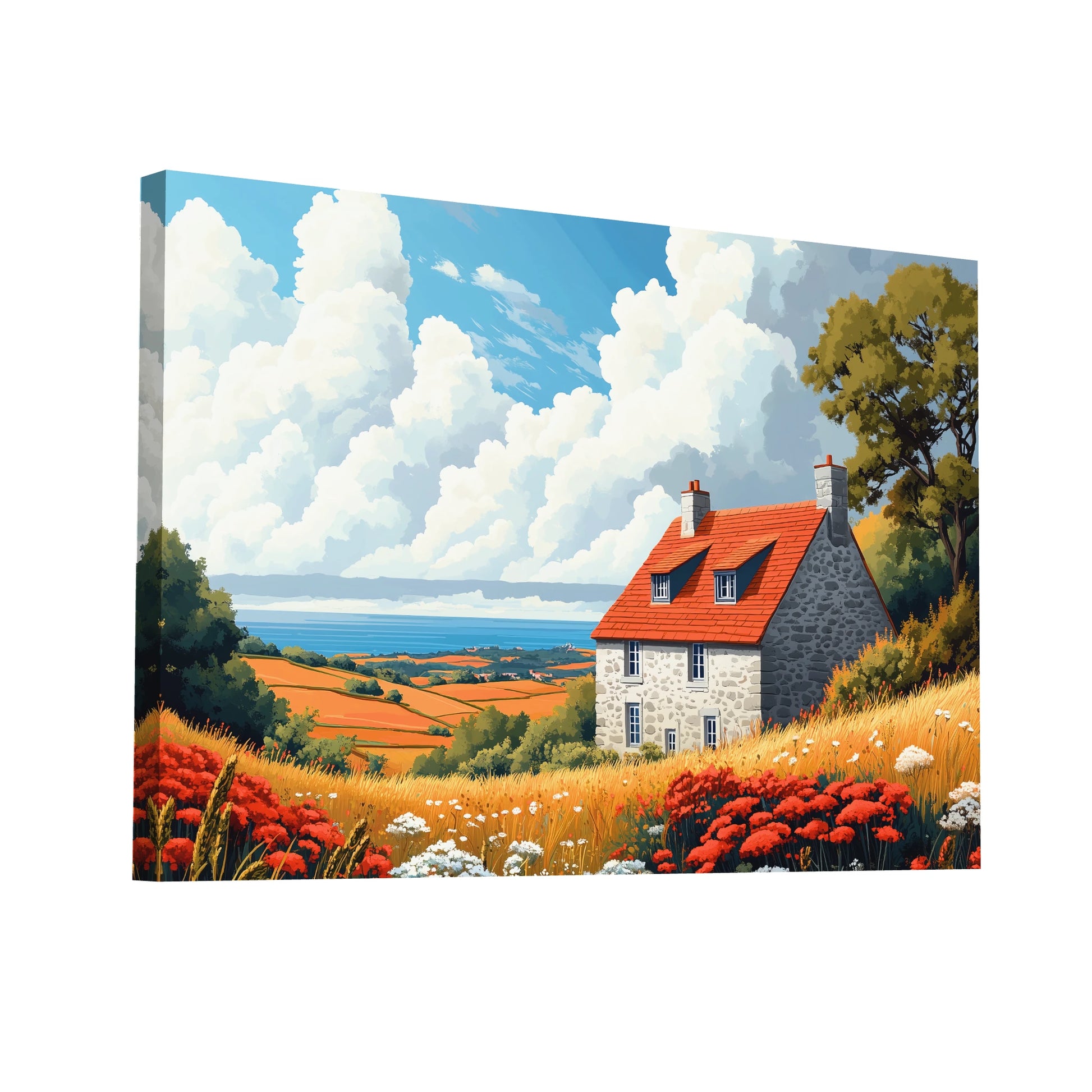 Product Hero 3D WebP Tableau Breton Moderne - Art Virtuoso