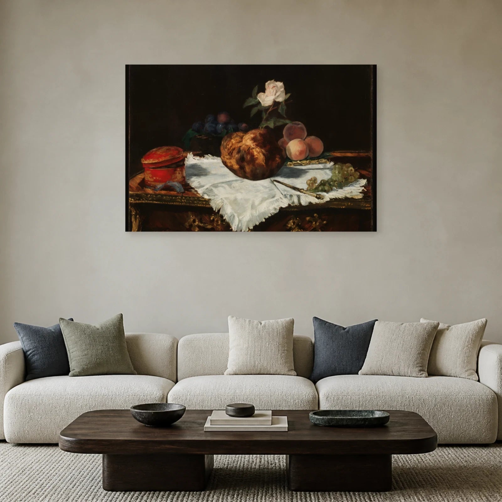 Tableau La Brioche – Édouard Manet dans un salon - Art Virtuoso