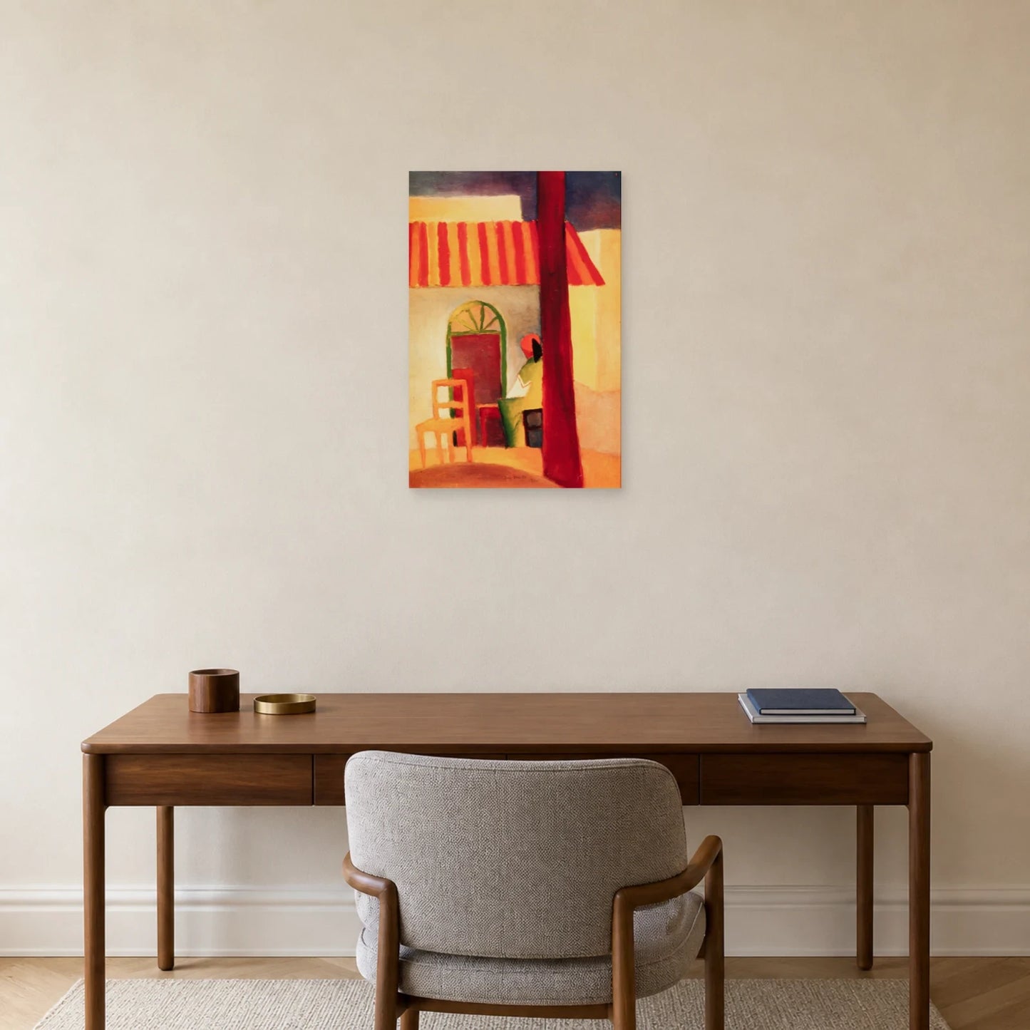 Tableau Café turc I – August Macke dans un bureau - Art Virtuoso