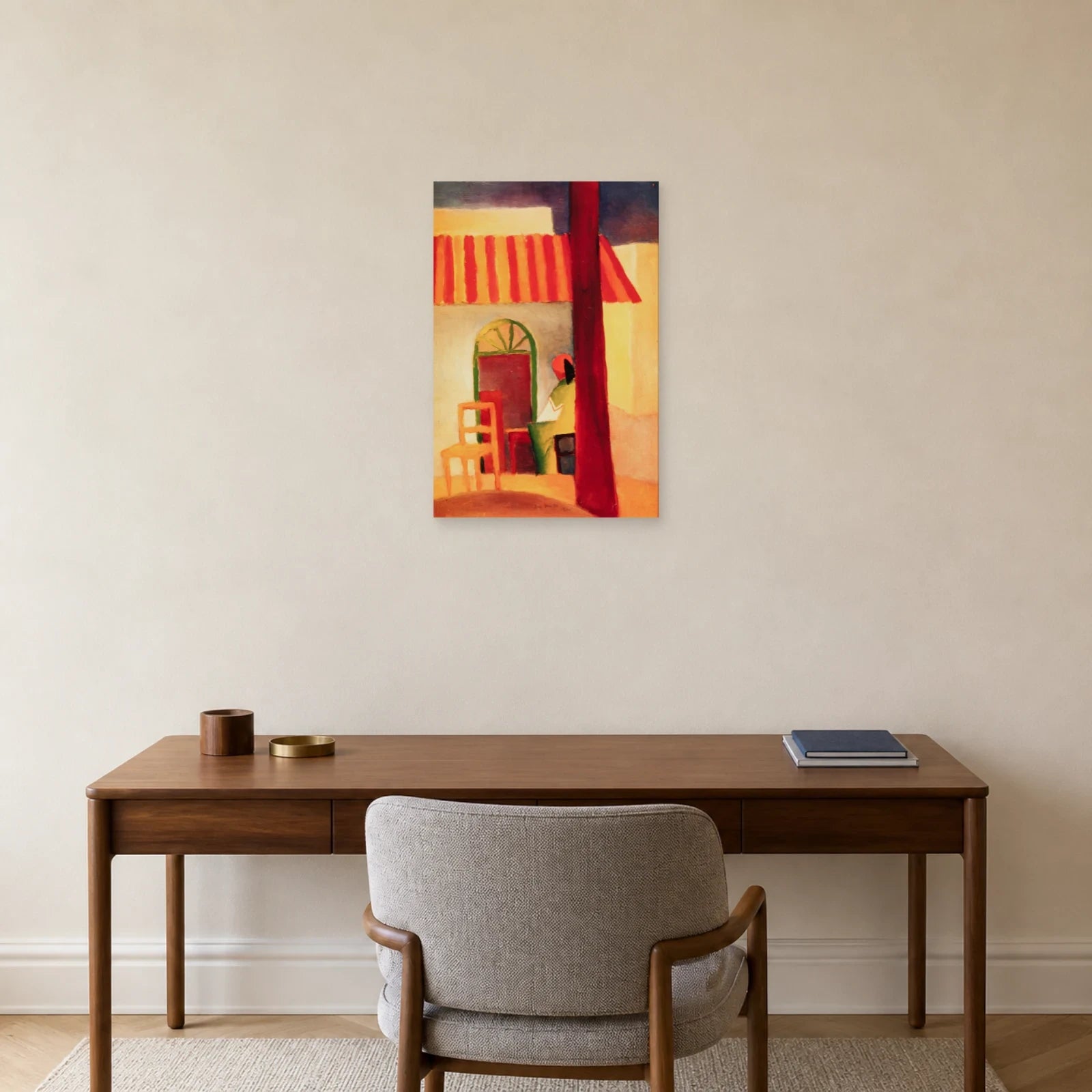 Tableau Café turc I – August Macke dans un bureau - Art Virtuoso