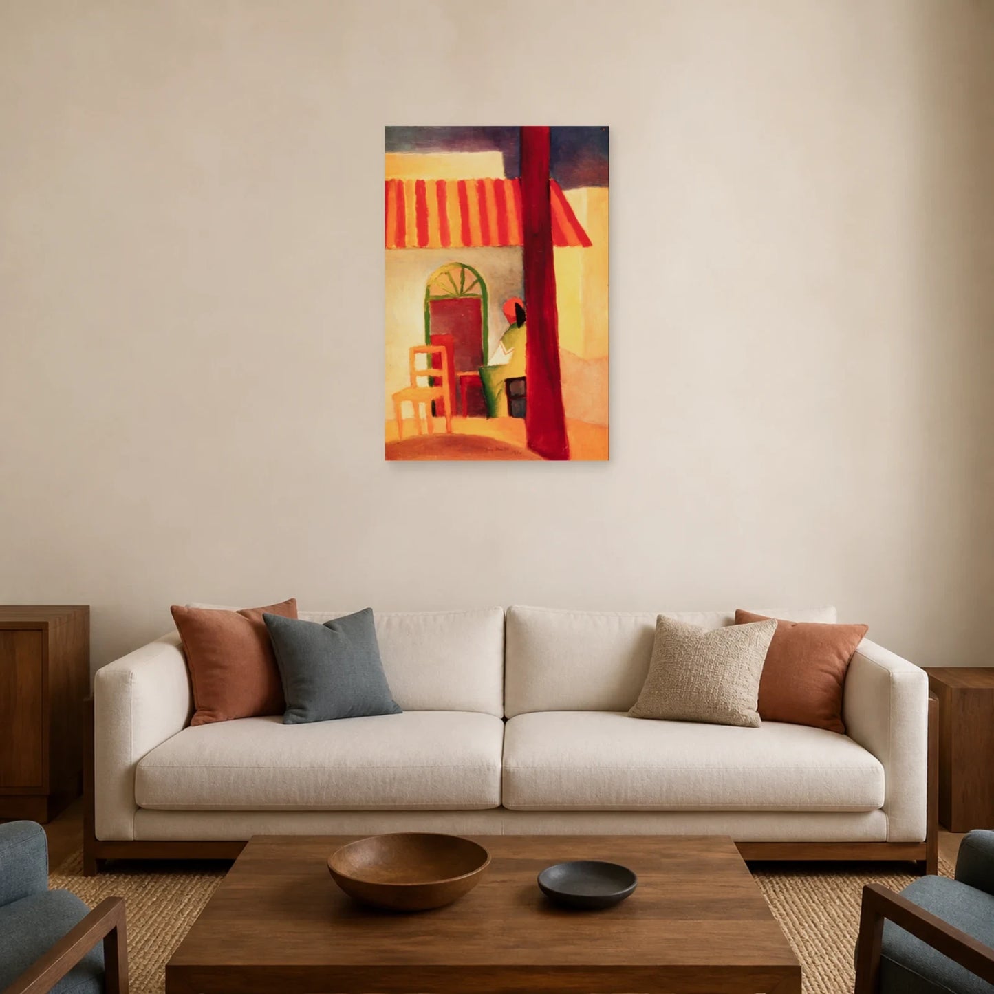 Tableau Café turc I – August Macke dans un salon - Art Virtuoso