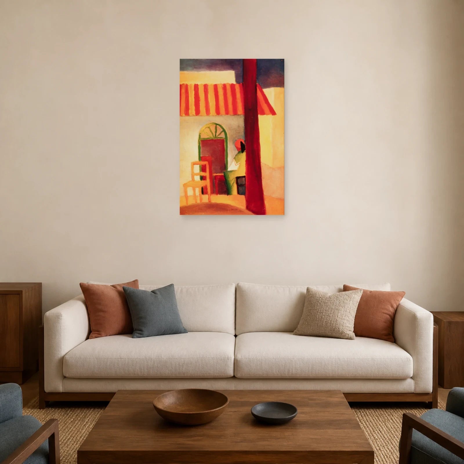 Tableau Café turc I – August Macke dans un salon - Art Virtuoso