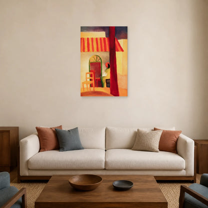 Tableau Café turc I – August Macke dans un salon - Art Virtuoso