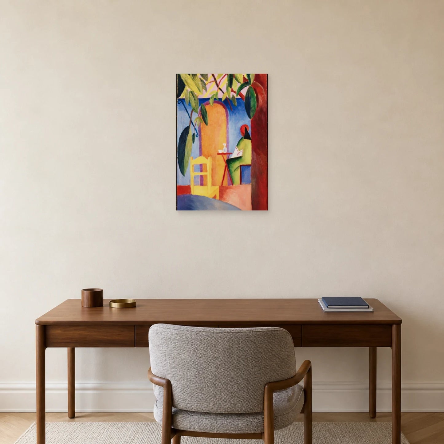 Tableau Café turc II – August Macke dans un bureau - Art Virtuoso