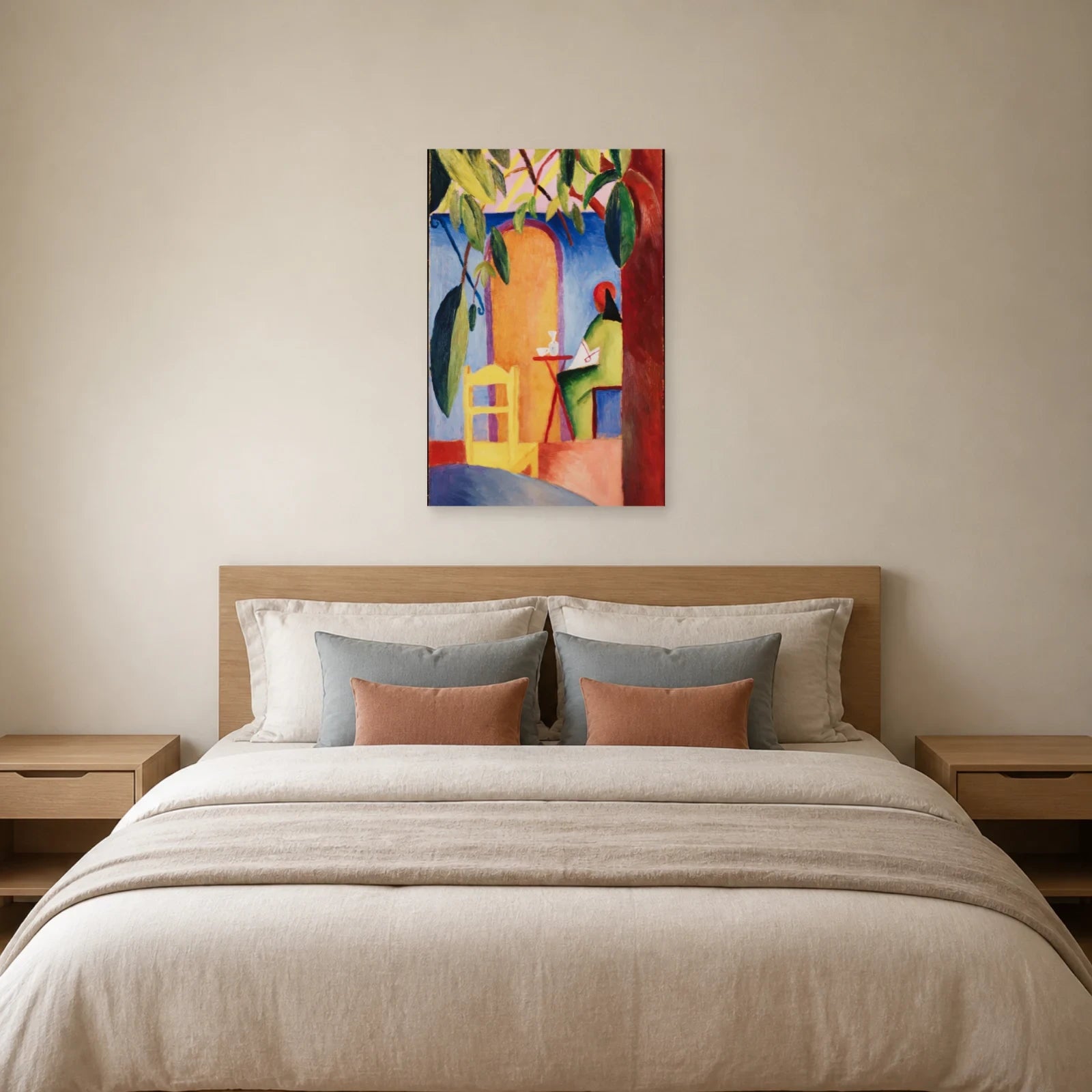 Tableau Café turc II – August Macke dans une chambre - Art Virtuoso