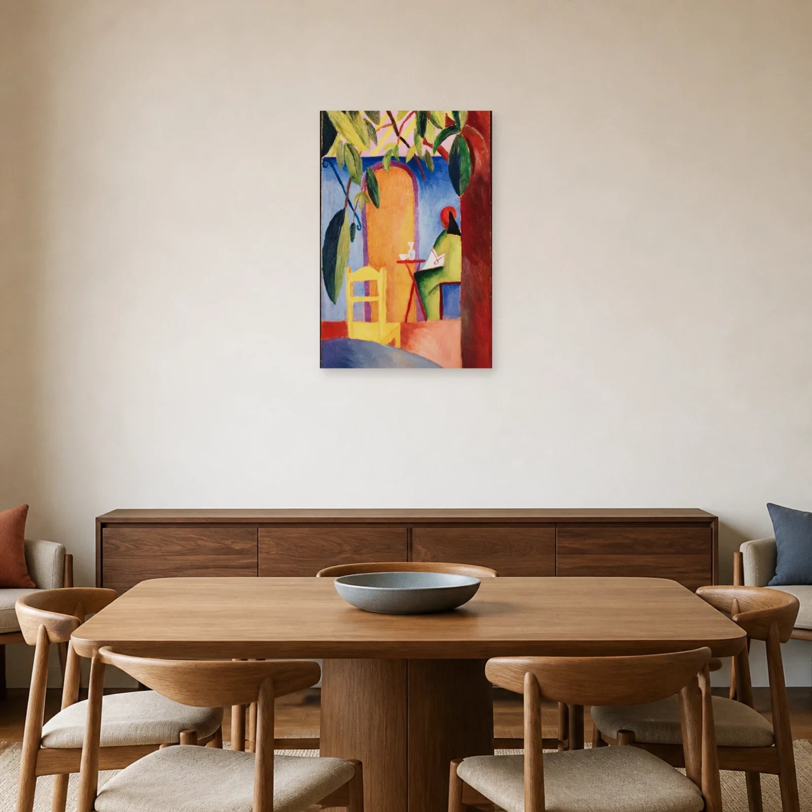 Tableau Café turc II – August Macke dans une salle à manger - Art Virtuoso