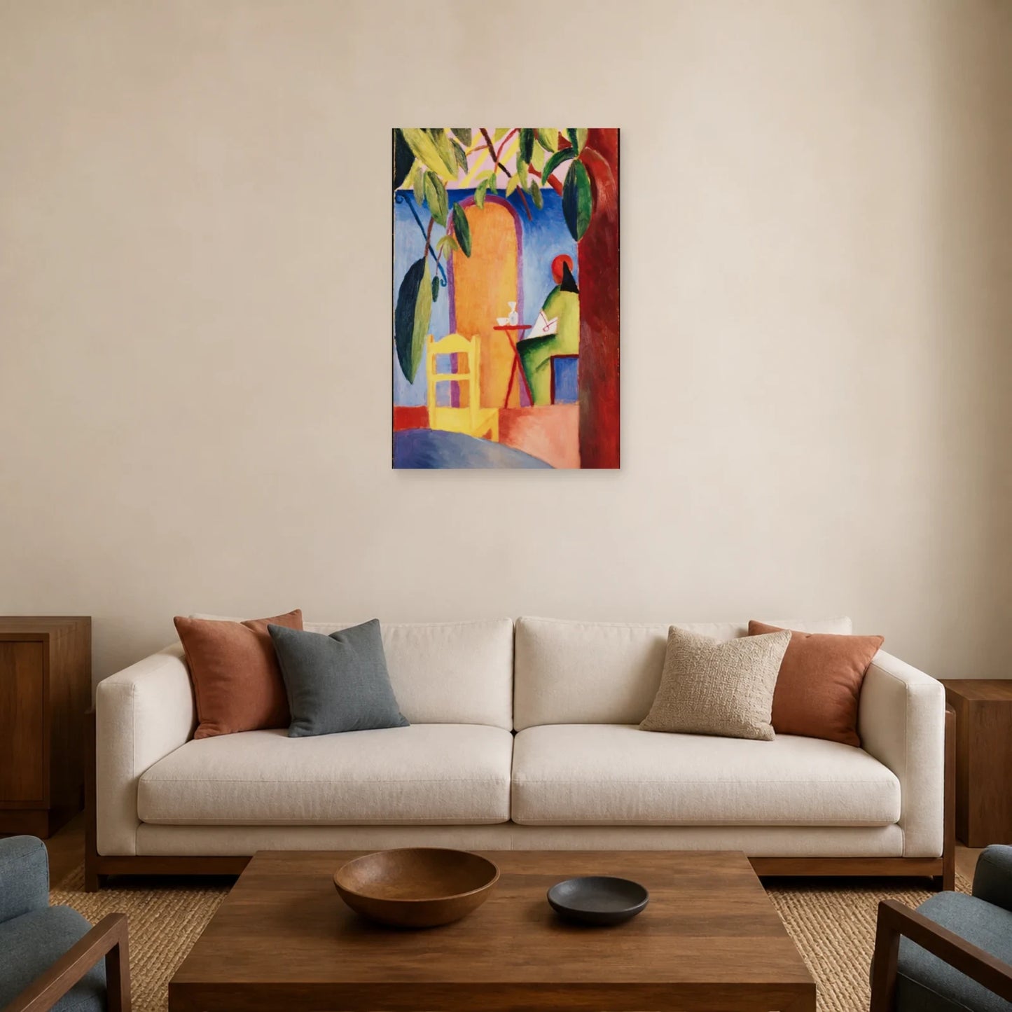 Tableau Café turc II – August Macke dans un salon - Art Virtuoso