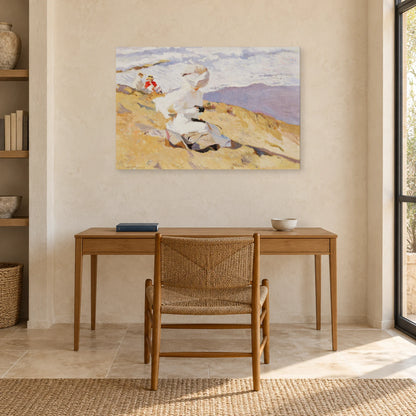 Tableau En captant l’instant de Joaquín Sorolla dans un bureau - Art Virtuoso