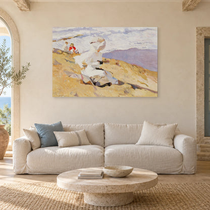 Tableau En captant l’instant de Joaquín Sorolla dans un salon - Art Virtuoso