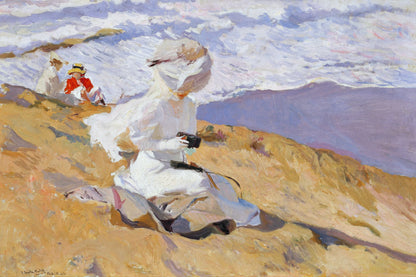 Tableau En captant l’instant de Joaquín Sorolla - impression sur toile, format S