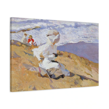 Tableau En captant l’instant de Joaquín Sorolla - toile 3D avec bords imprimés - Art Virtuoso