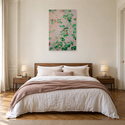 Tableau Capucines de Caillebotte dans une chambre - Art Virtuoso