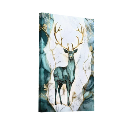 Product Hero 3D WebP Tableau Cerf Art Deco - Art Virtuoso