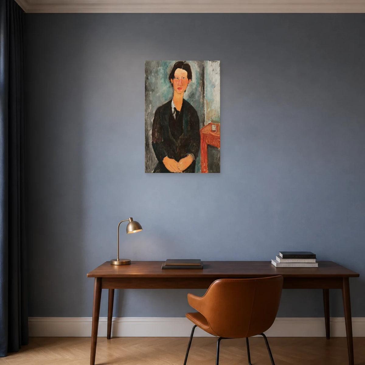 Tableau Chaïm Soutine – Amedeo Modigliani dans un bureau - Art Virtuoso