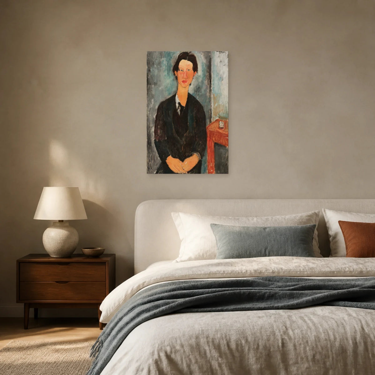 Tableau Chaïm Soutine – Amedeo Modigliani dans une chambre - Art Virtuoso