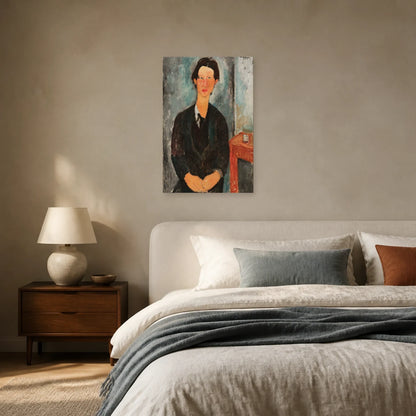 Tableau Chaïm Soutine – Amedeo Modigliani dans une chambre - Art Virtuoso