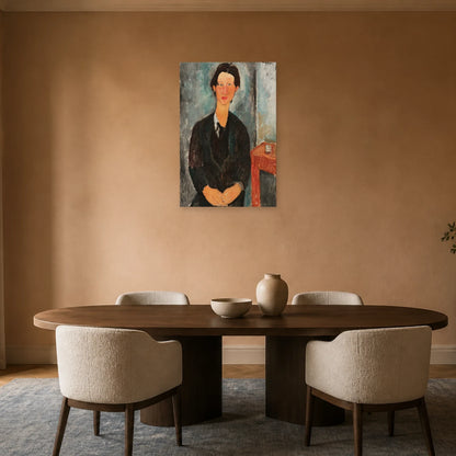 Tableau Chaïm Soutine – Amedeo Modigliani dans une salle à manger - Art Virtuoso