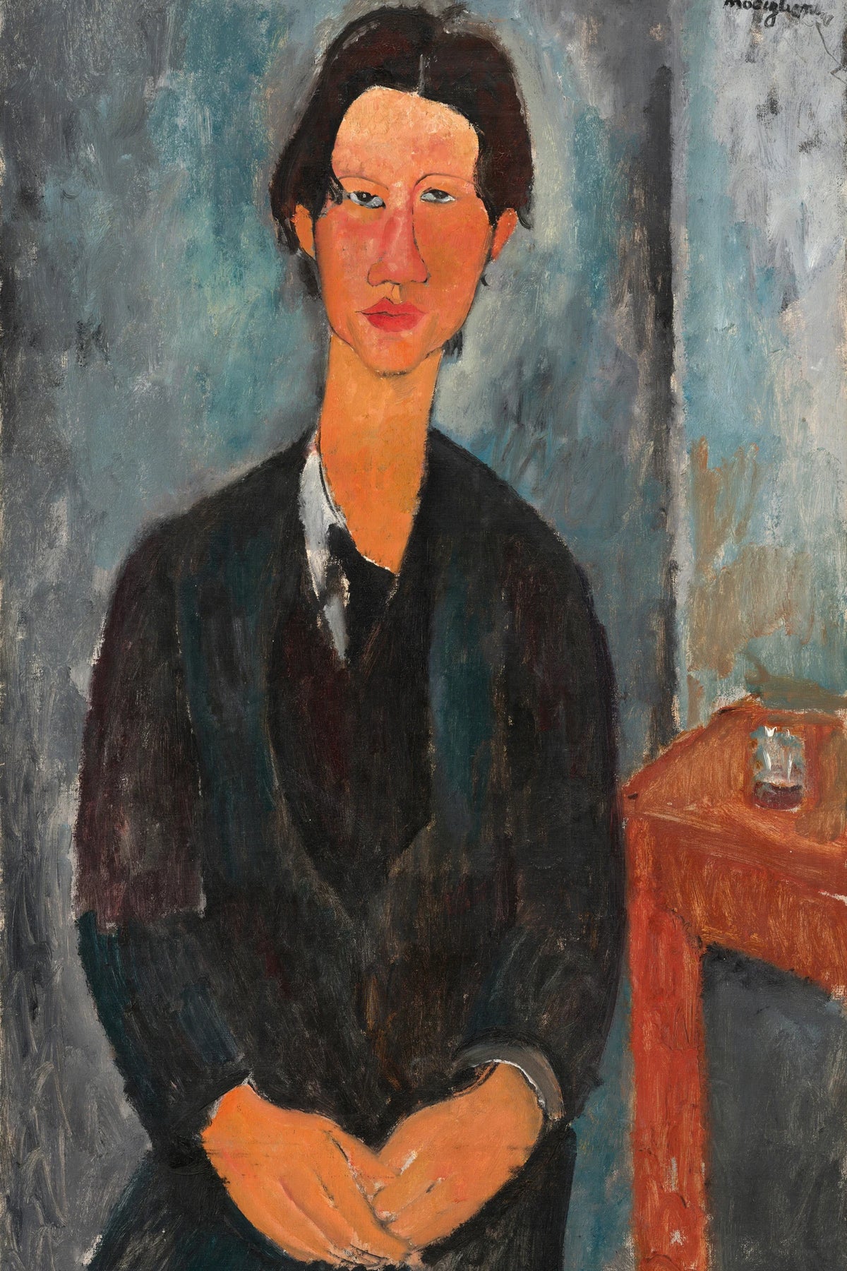 Chaïm Soutine d’Amedeo Modigliani – reproduction sur toile – format S