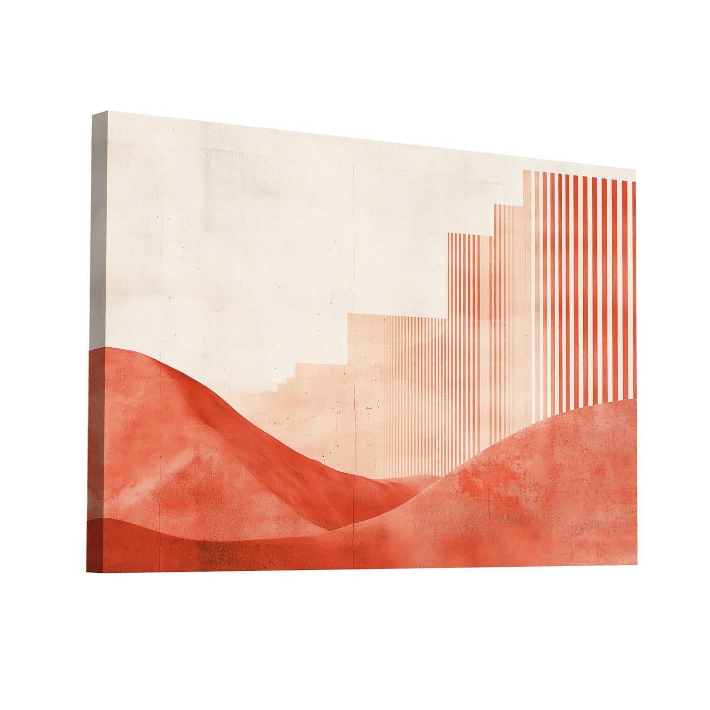 Product Hero 3D WebP Tableau Chambre Terracotta - Art Virtuoso
